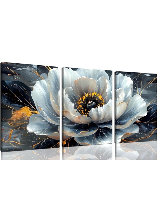 Other - Flower Pictures Wall Art for Living Room - Modern Office Artwork Wall Decor
